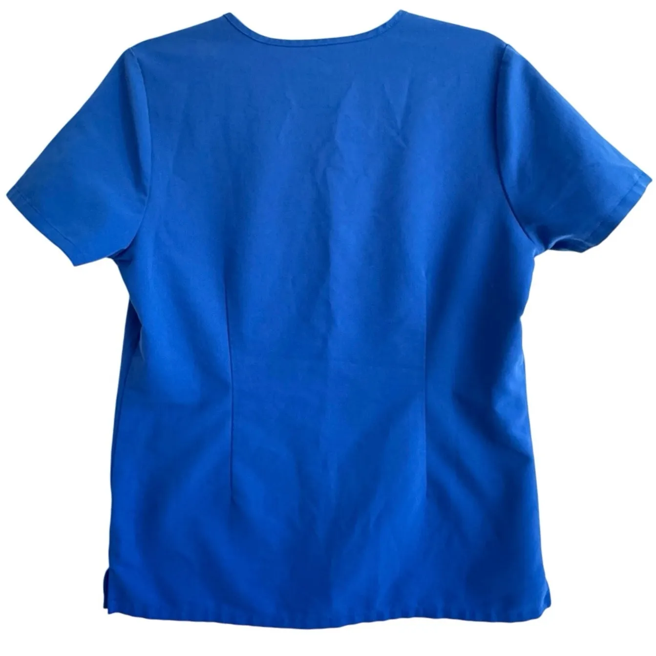 FIGS Royal Blue Catarina One-Pocket Scrub Top Women’s Size Small Style FW1100 - Image 2