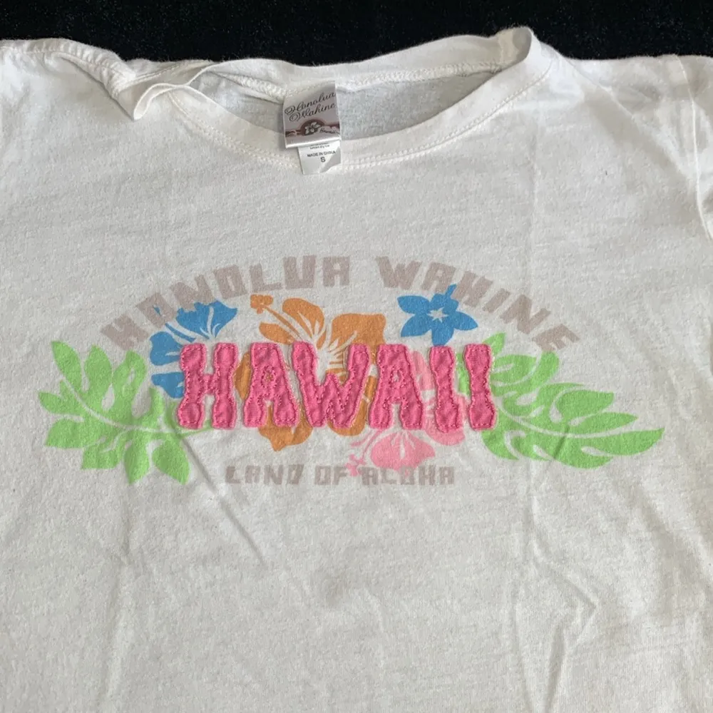 Honolua Wahine White Color Hawaii Cotton T - Image 4