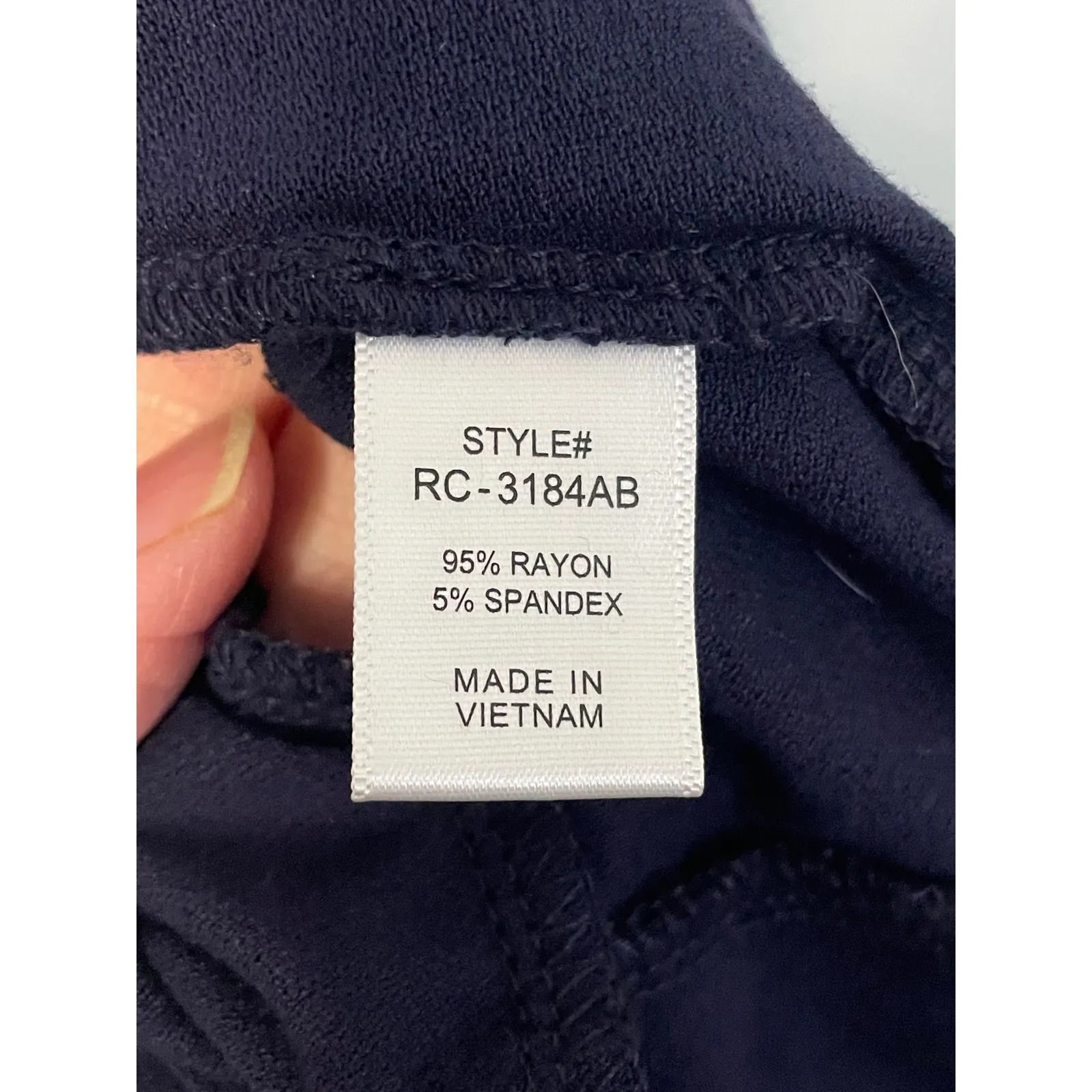 ZENANA Womens Navy Blue Open Front Cardigan Sweater Knit Pockets Size L - Image 3