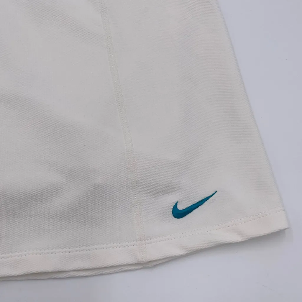 Nike Fit Dry Women's Tennis Skort Athletic Skirt Size Medium White Swish Logo - Image 8