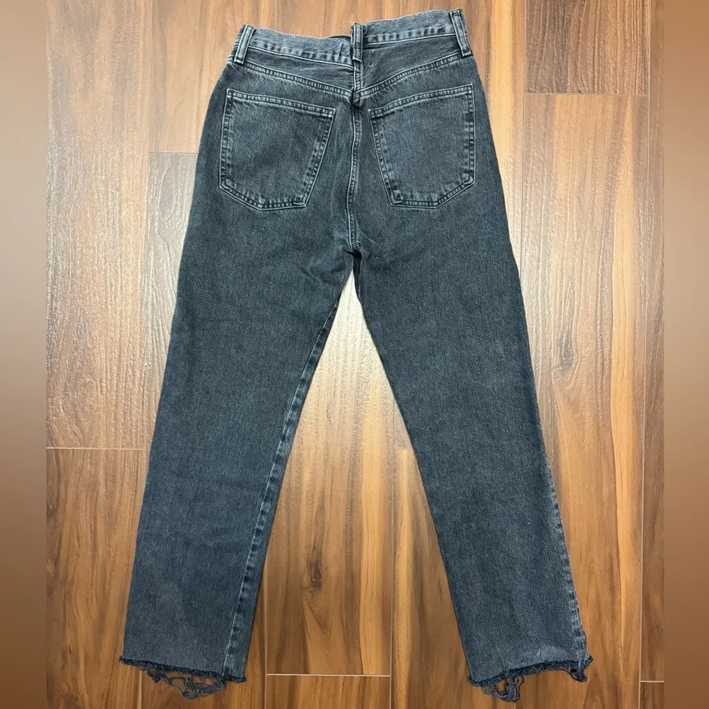 AGOLDE Criss Cross Straight Jeans in 'Shambles' Size 25 - Image 4