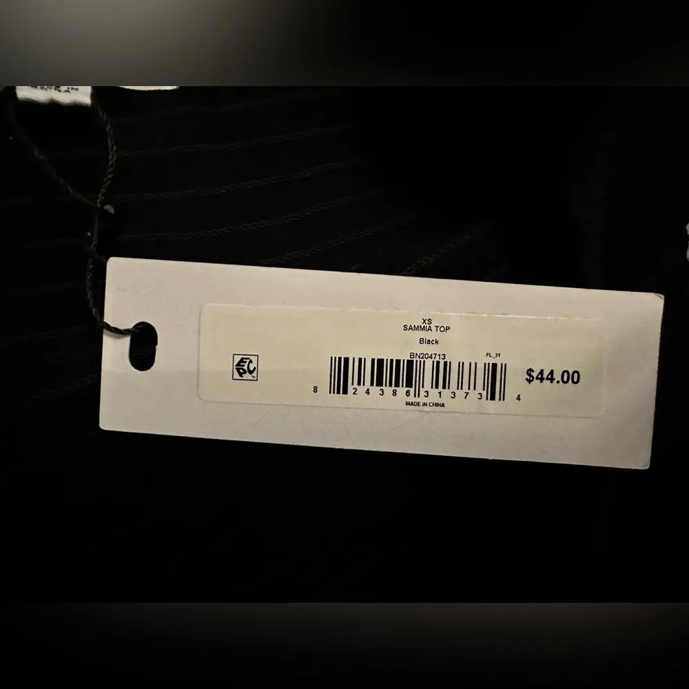 NWT Steve Madden Sammia Top black size XS - Image 7