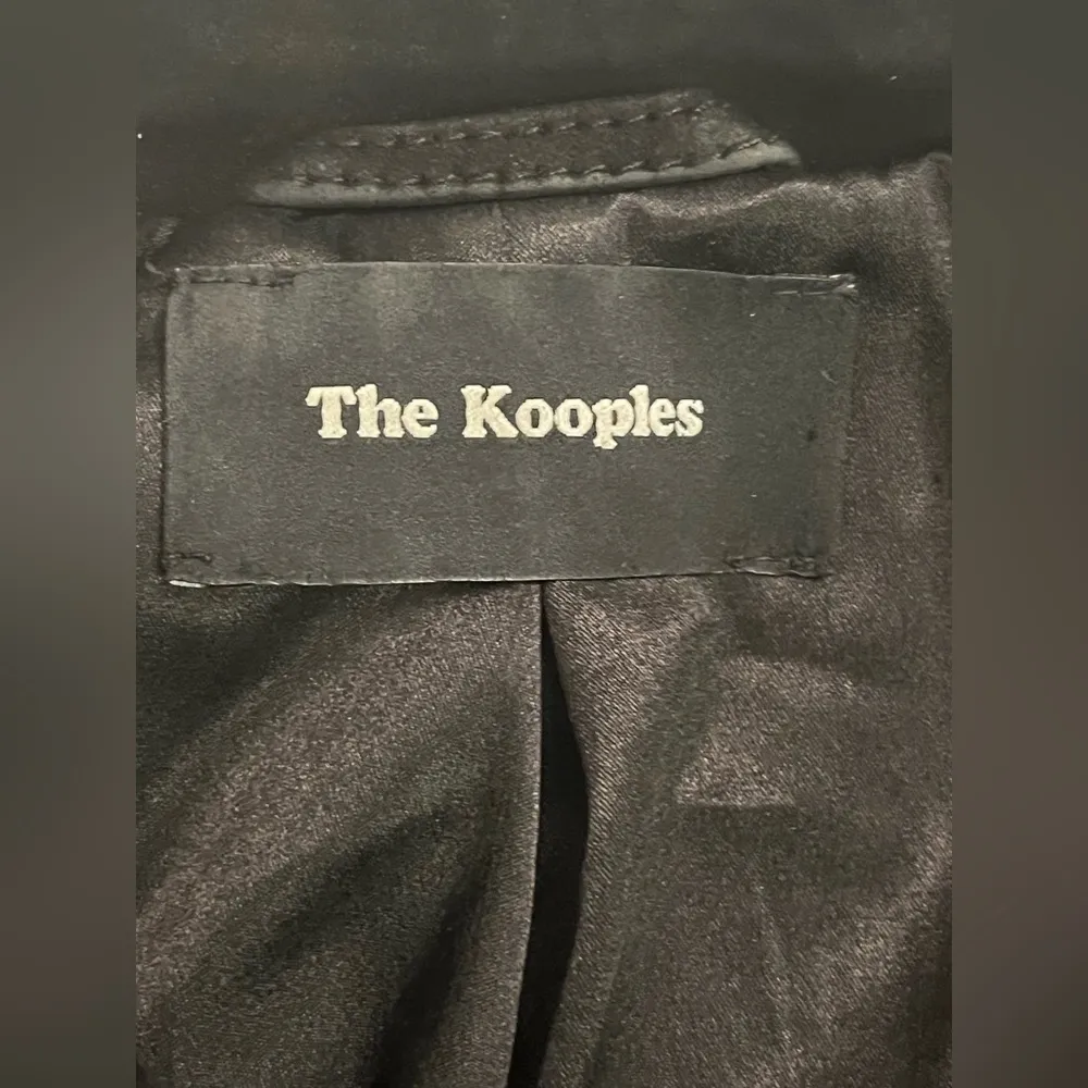 The Kooples Fringed Goat Leather Moto Jacket black suede - Image 9