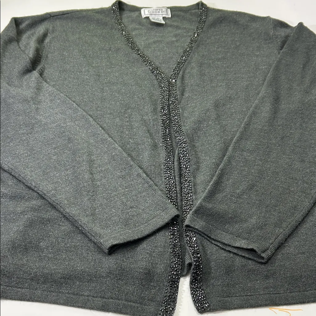 Jennifer Moore Charcoal Knit Top - Image 9