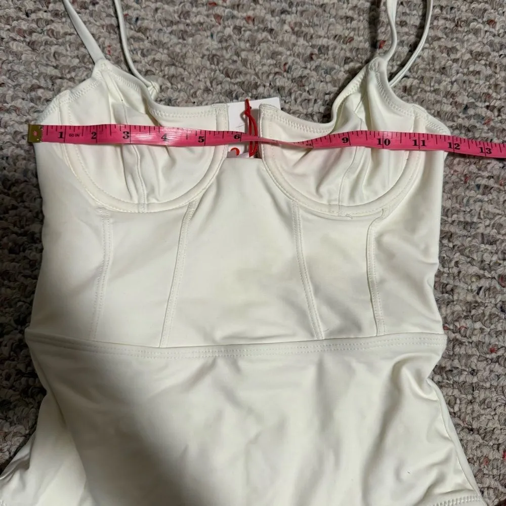 NWT Solid & Striped The Veronica Cream One Piece Swimsuit- Size XS - Image 11