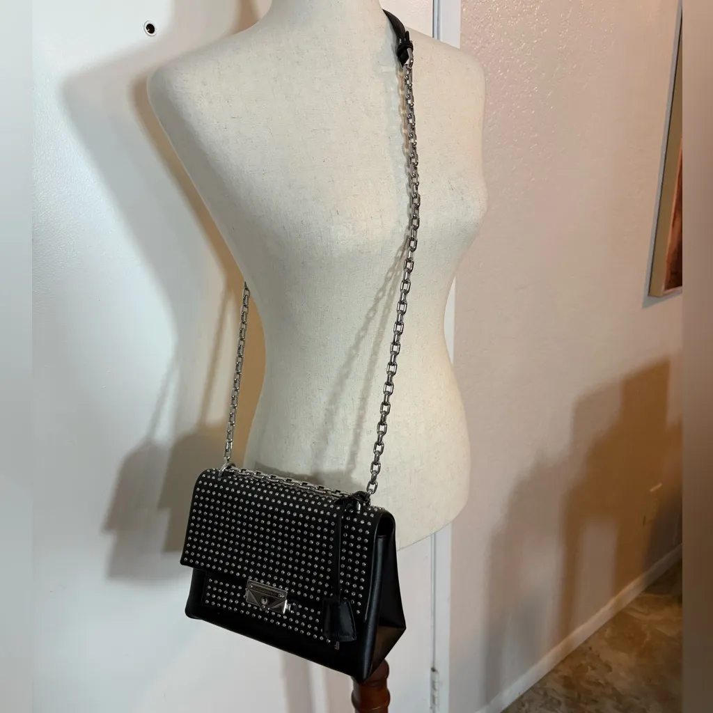 Michael Kors Cece Medium Leather Convertible Shoulder Bag - Image 2