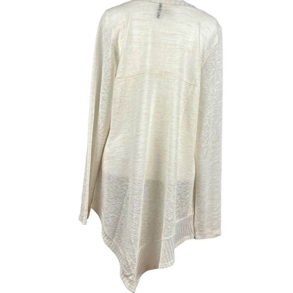 Akemi + Kin Anthropologie Asymmetrical Lightweight Tunic Sweater Medium - Image 2