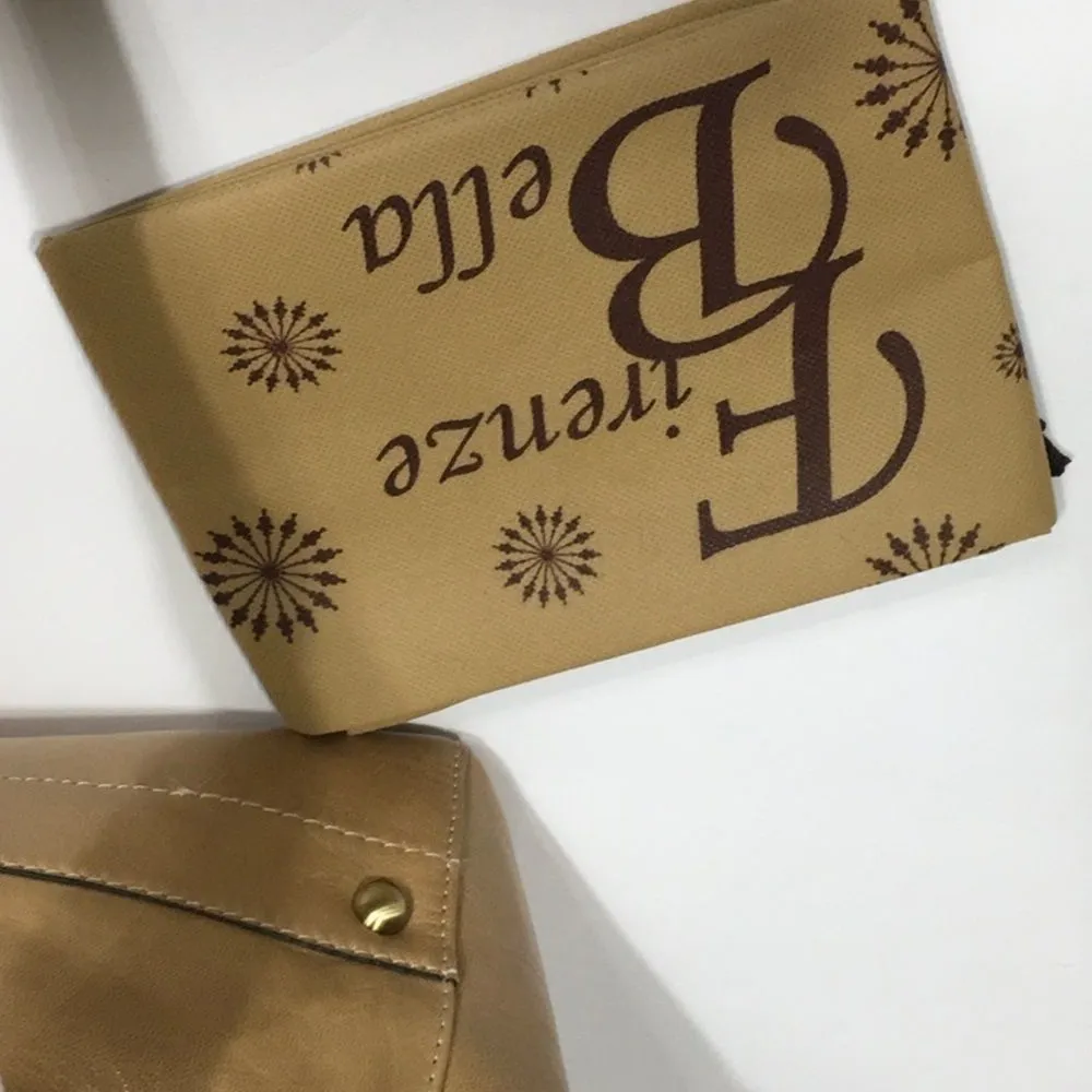 Firenze Bella leather bag. NWT Tan - Image 5