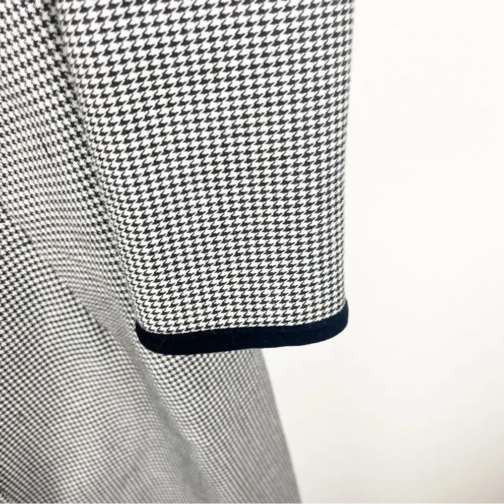 MISTY LANE Vintage Black And White Full Button Long Lined Blazer Dress, Size 10 - Image 9