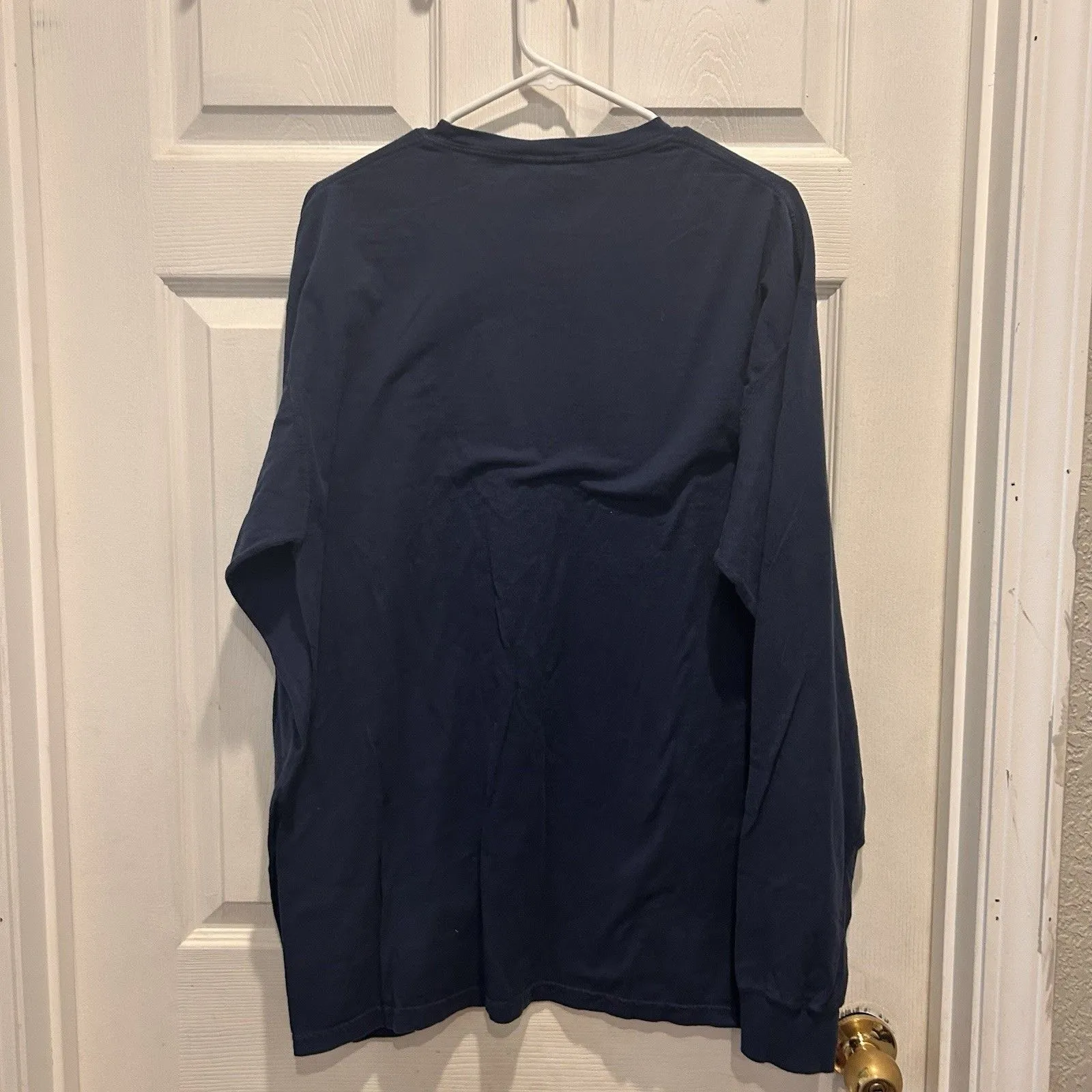 Mackinac Island MI Shirt Large Blue Long Sleeve Graphic Tee Bike Souvenir Unisex - Image 6