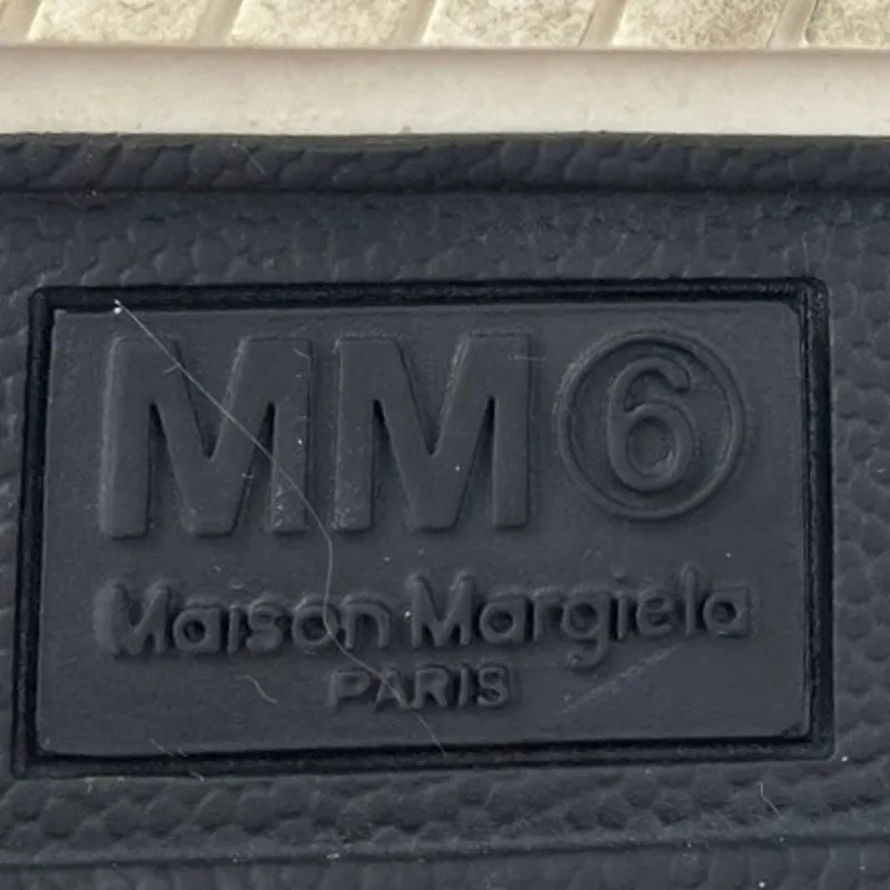 MM6 Maison Margiela Womens Black Suede Leather Low Top Trainers Sneakers Shoes 6 - Image 6