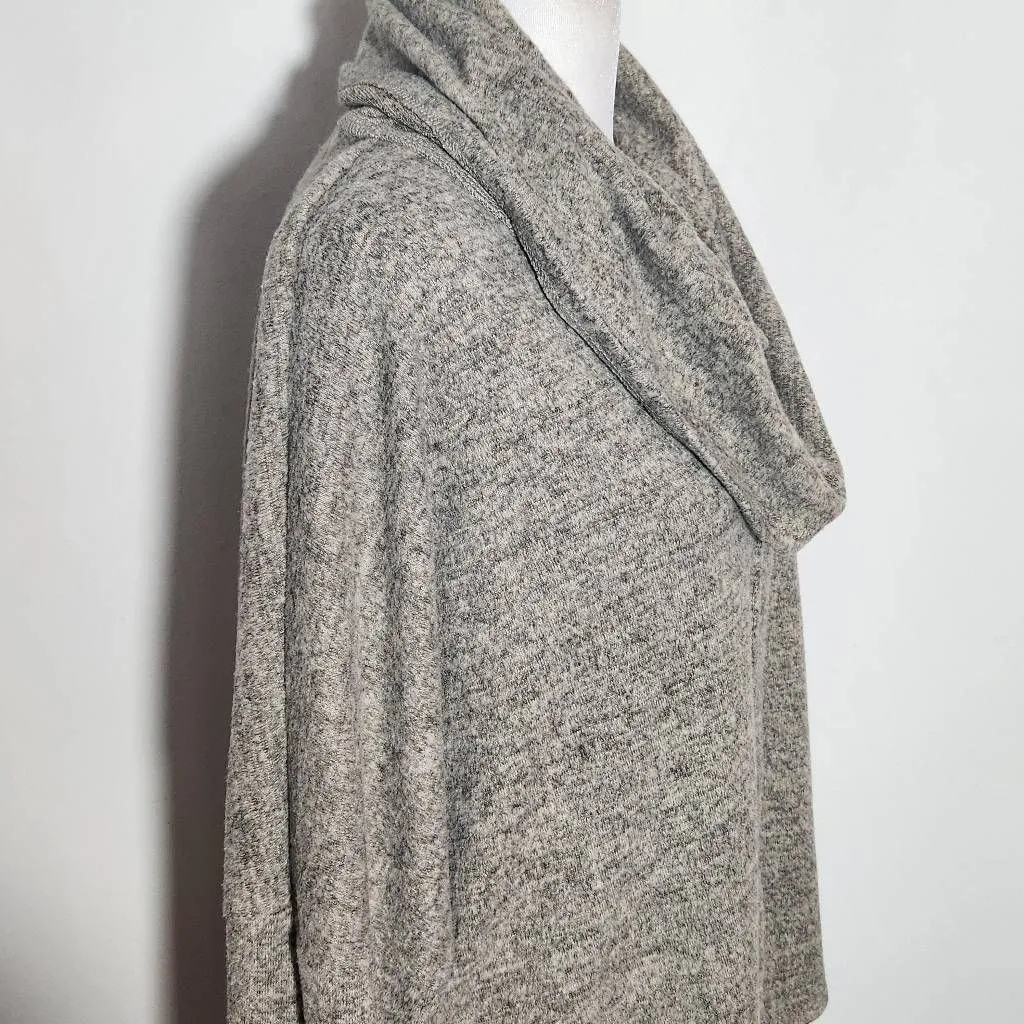 Chenault Tan Cowl Neck Oversized Sweater Size Small Khaki Cowl Neck Sweater - Image 5