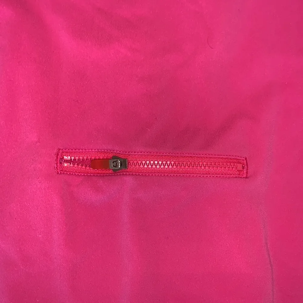 Lululemon Pink Half Zip Luon Pullover Sweater Jacket With Ponytail Hole - Image 6