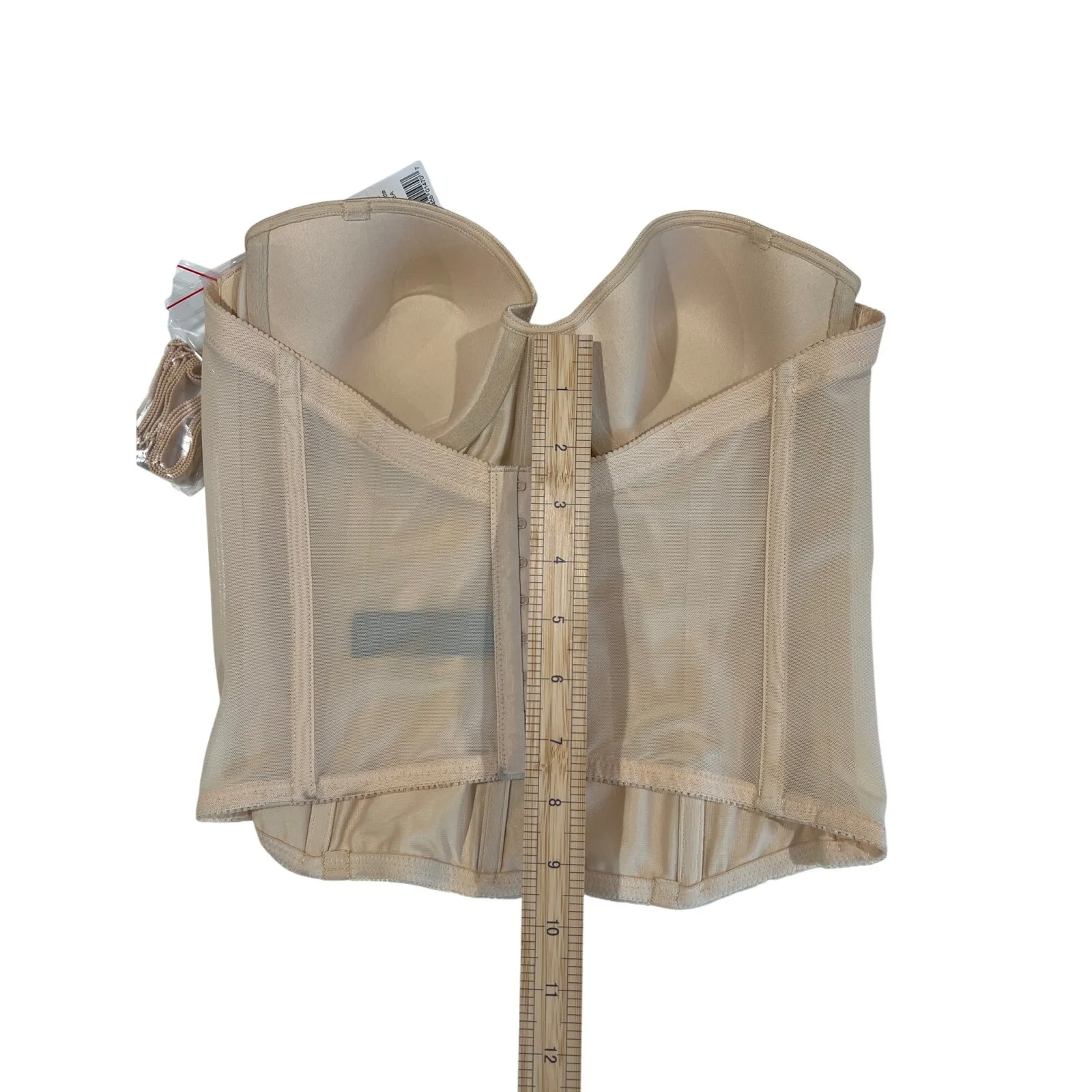 Dominique 8541 Ariel Hidden Underwire Longline Bra Size 36A Bridal *read $88 - Image 9