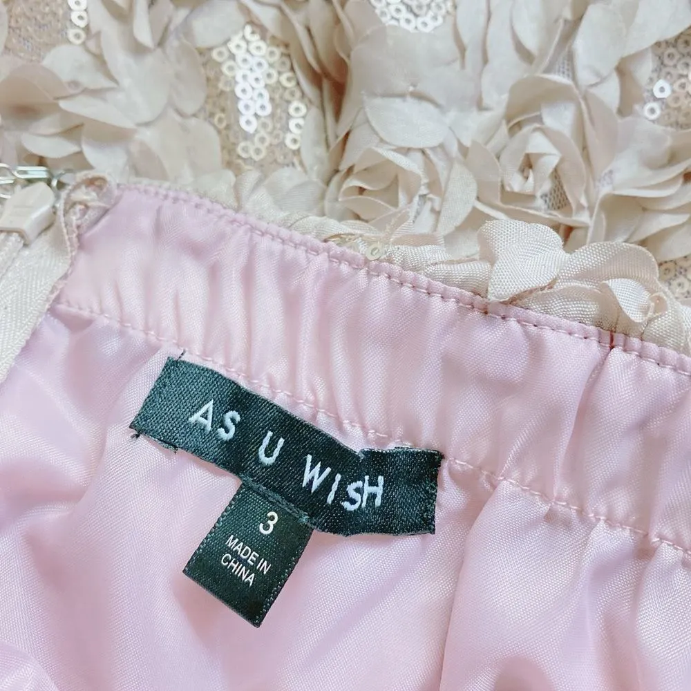 Homecoming Bridesmaid Junior Strapless Mauve Party Evening Party Mini Dress - Image 7