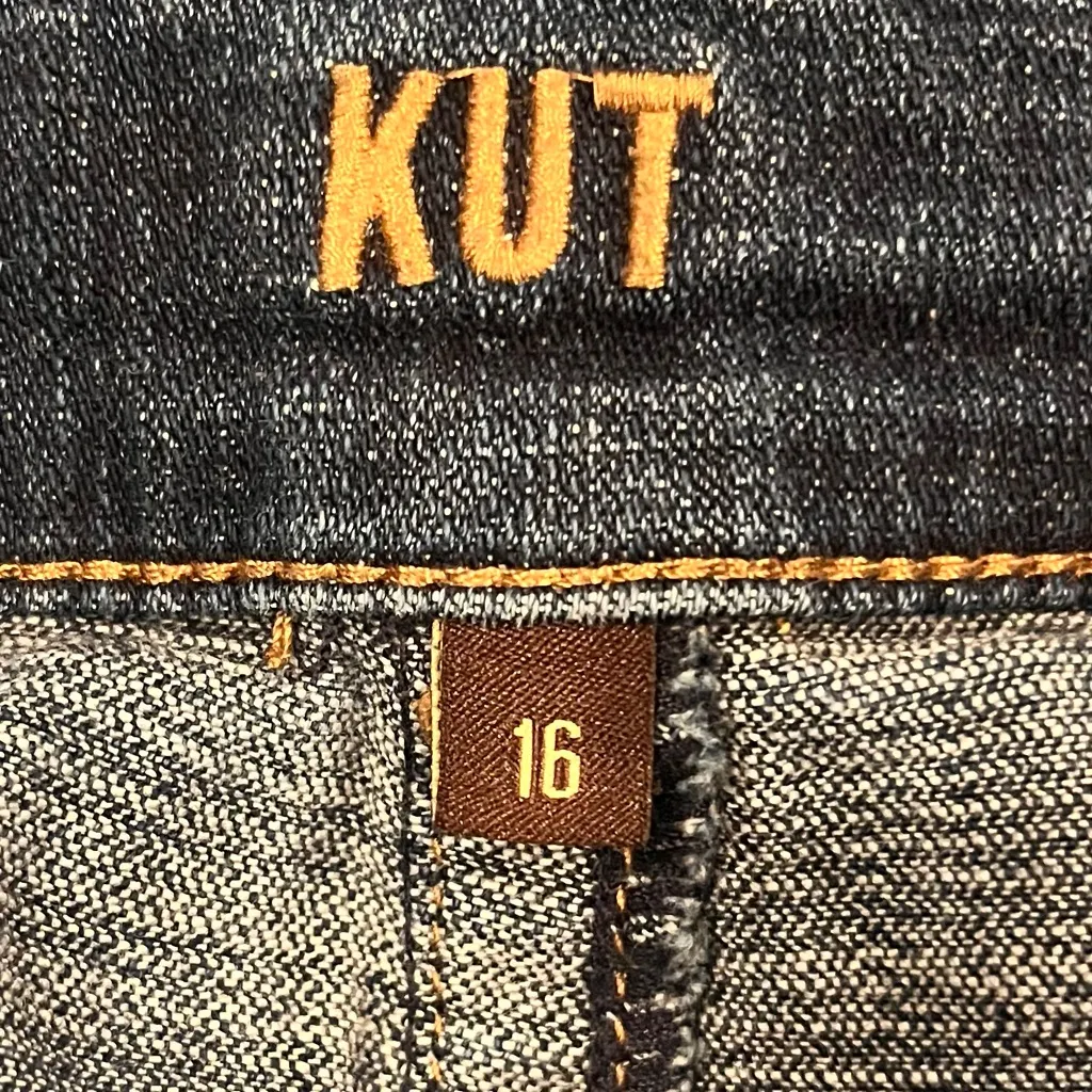 🌸KUT FROM THE KLOTH HIGH RISE STRAIGHT LEG JEANS SIZE 16🌸 - Image 6
