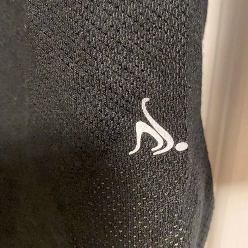 Nancy Rose Performance Black Mesh Open Back Top Black Size 2 - Image 6