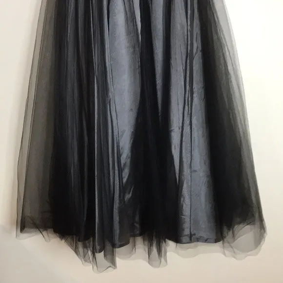 Rimini ladies black lace tutu one of a kind tulle dark skirt size 2 - Image 8