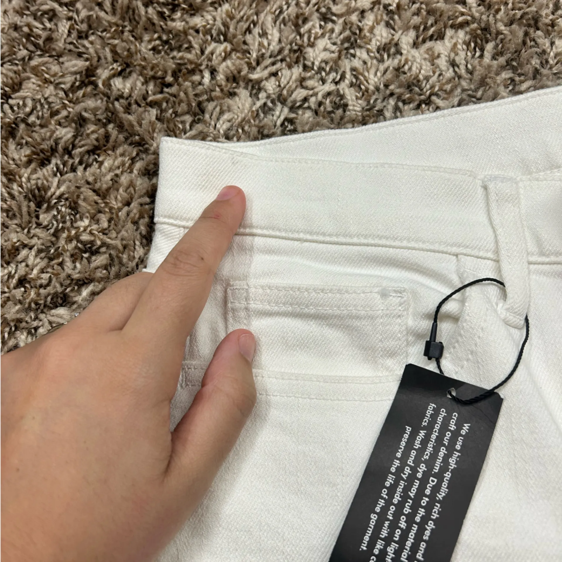 Banana Republic High-Rise Wide-Leg Crop Jeans White Sz 29 L - Image 9