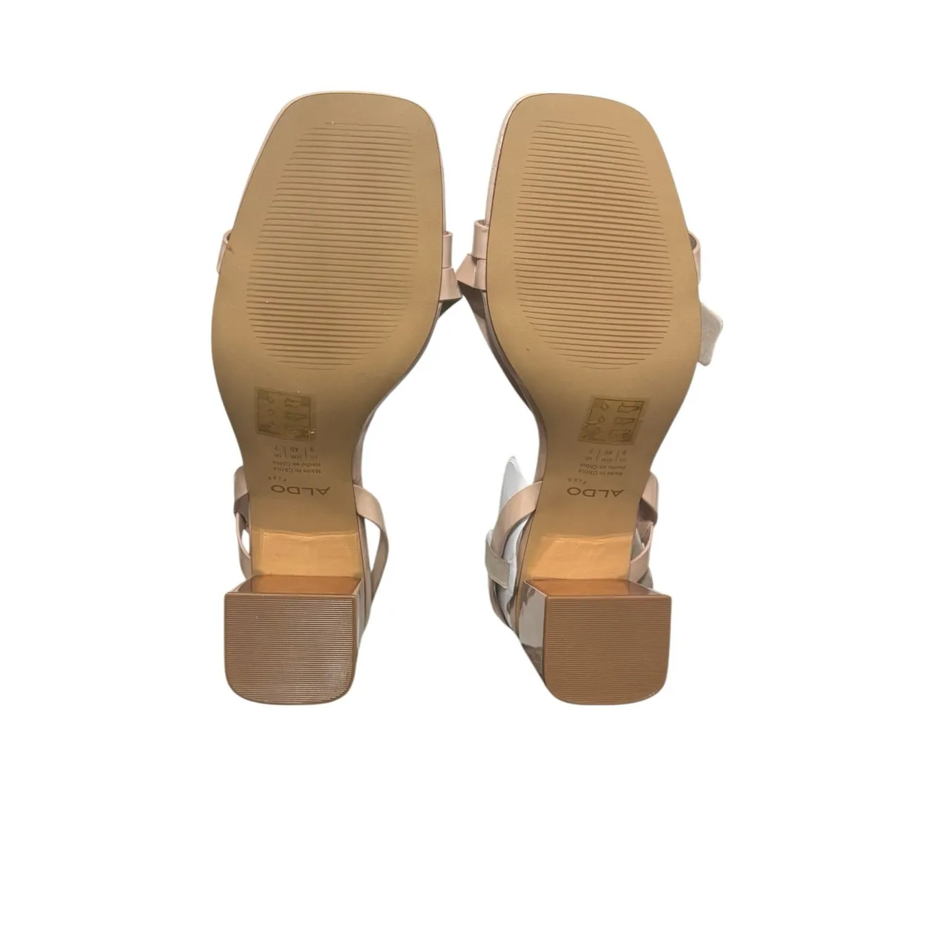 New! Aldo Shenna Strappy Slingback Heeled Patent Sandals - Size 9 - Image 10