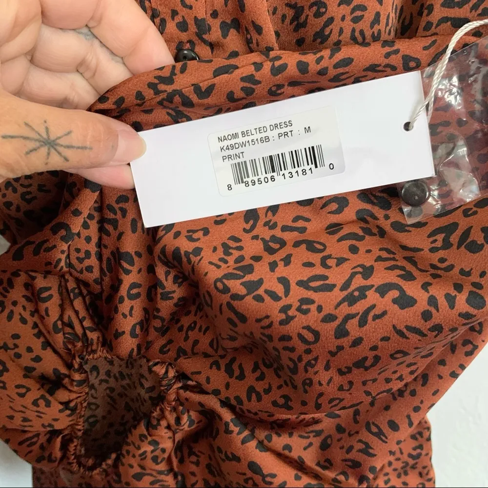 Bishop+Young Naomi Belted Cheetah Print Dress NWT - Image 8