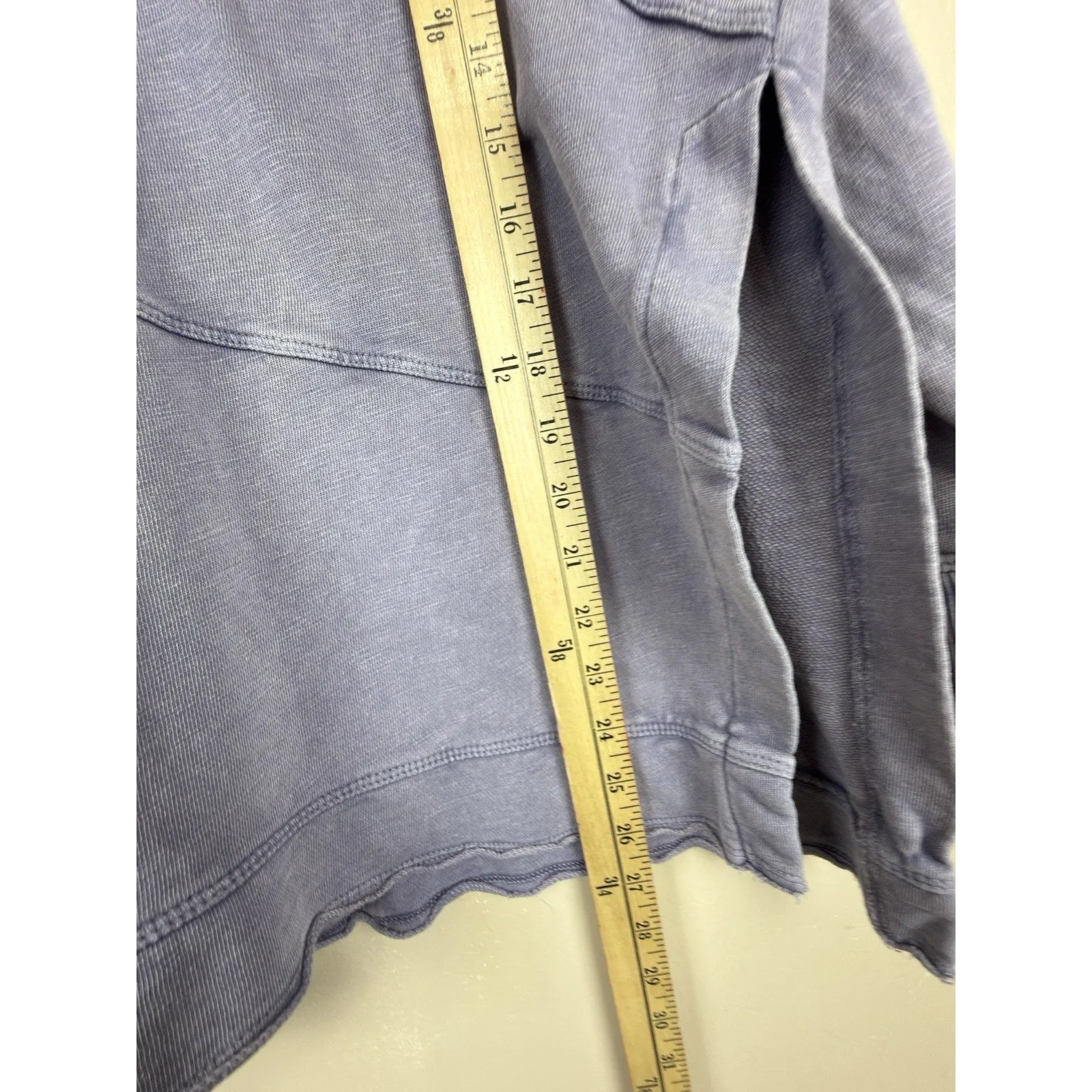 Pilcro Crossover Pullover Sweatshirt Women XXS Long Sleeve Purple Cozy Oversized - Image 10