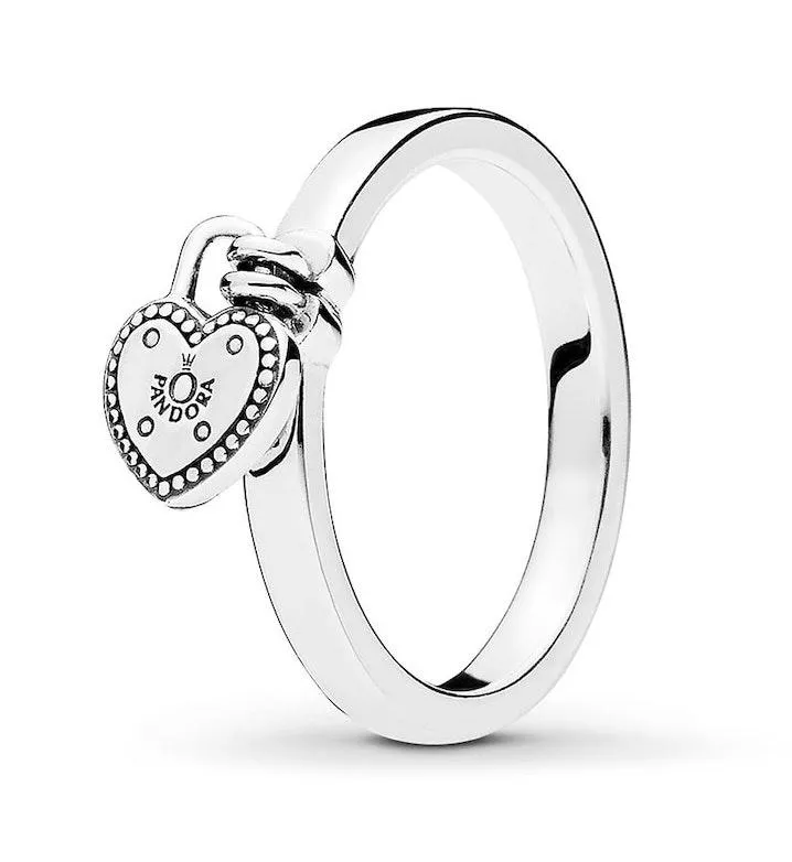 Pandora Love Lock Ring Size 7 - Image 2