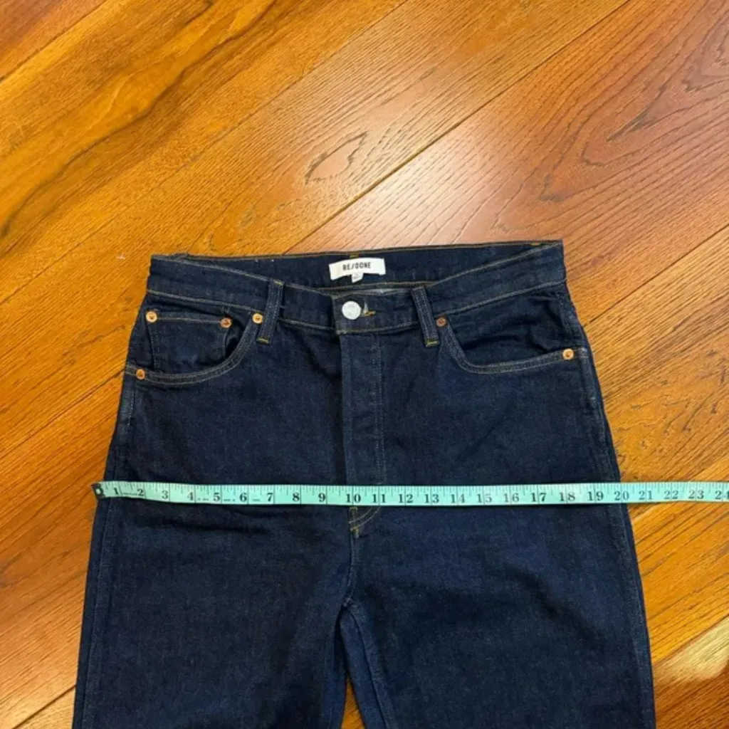 Premium denim with Re/Done 90s high rise loose Wash High Rise Straight Leg Jeans - Image 10