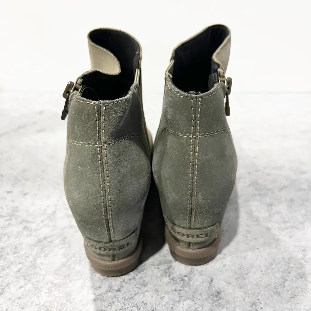 Sorel Joan of Arctic II Wedge Boots Suede Leather Bootie 8.5 - Image 5