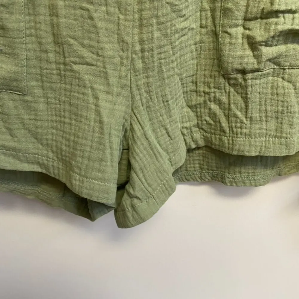 NWT Emery Rose Green Gauze 100% Cotton Romper Size XL - Image 7