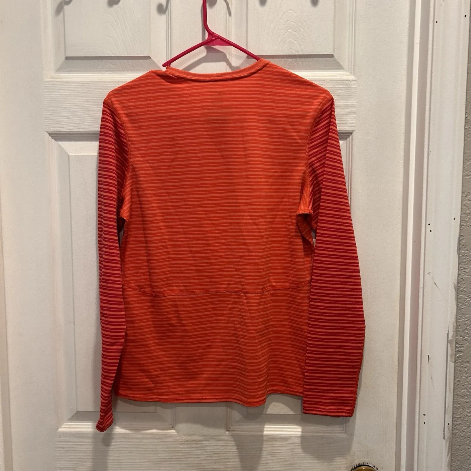 Patagonia Red Shirt Capilene 3 Midweight‎ Crew Womens Large Polartec L/S 44432 - Image 5