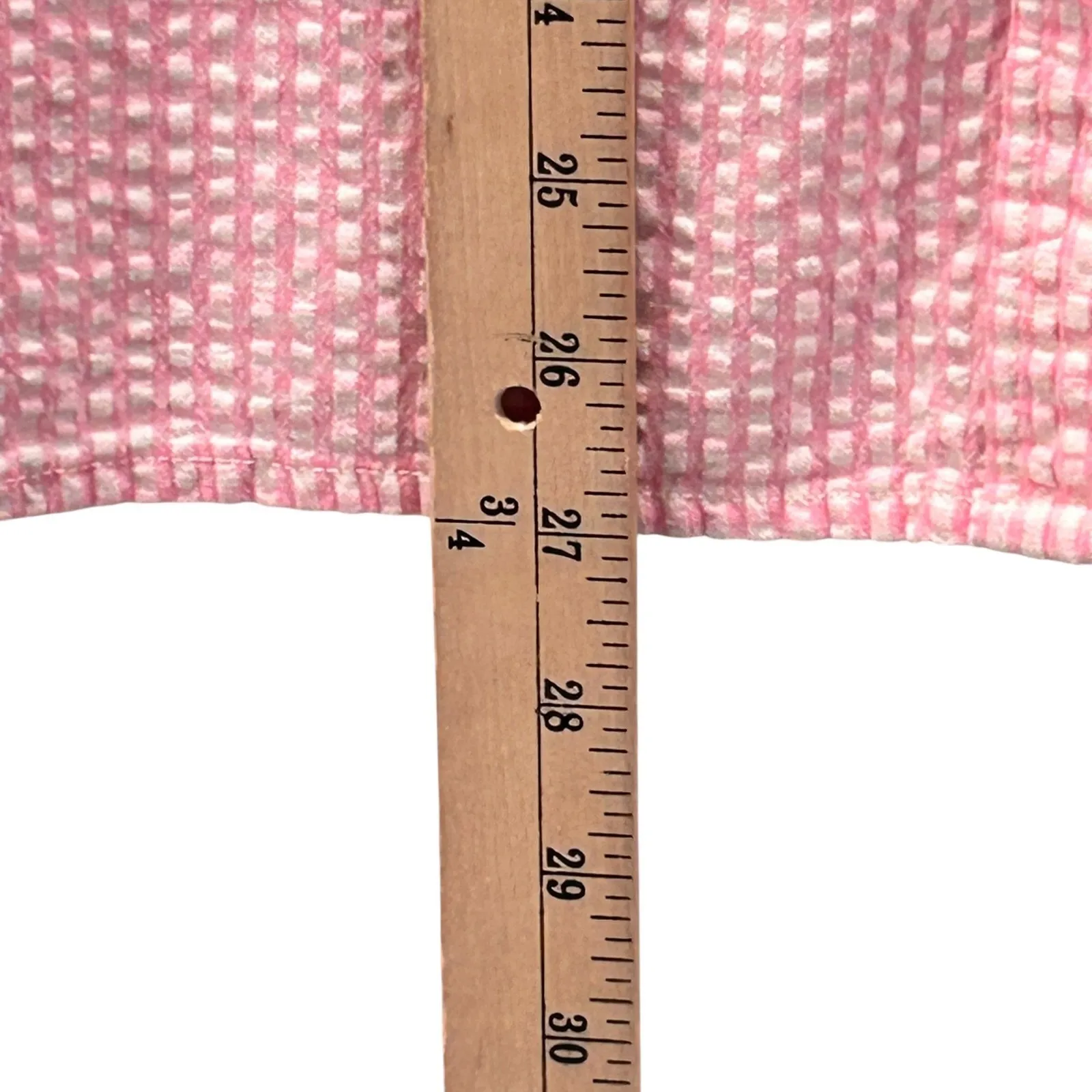 Quacker Factory Vintage Button Up Shirt‎ Pink Medium - Image 9