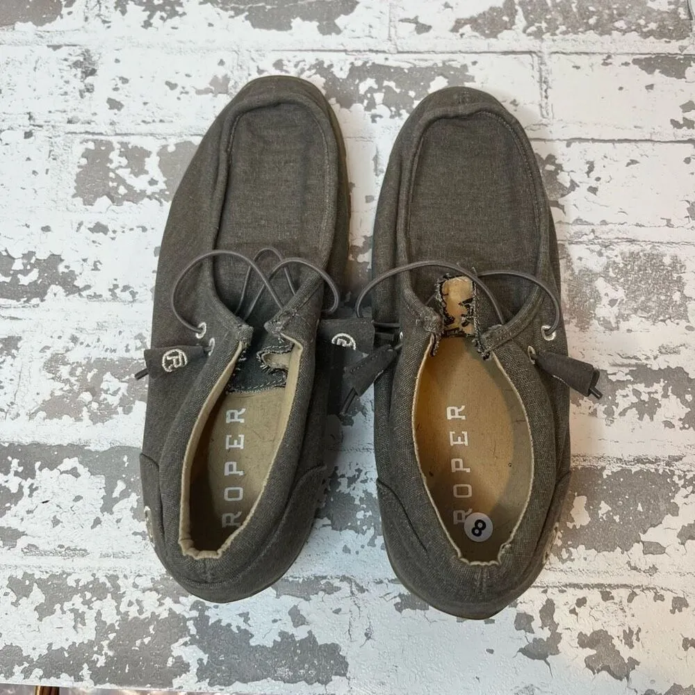 Roper | women country slip on loafers Gray Size 8 - Image 5