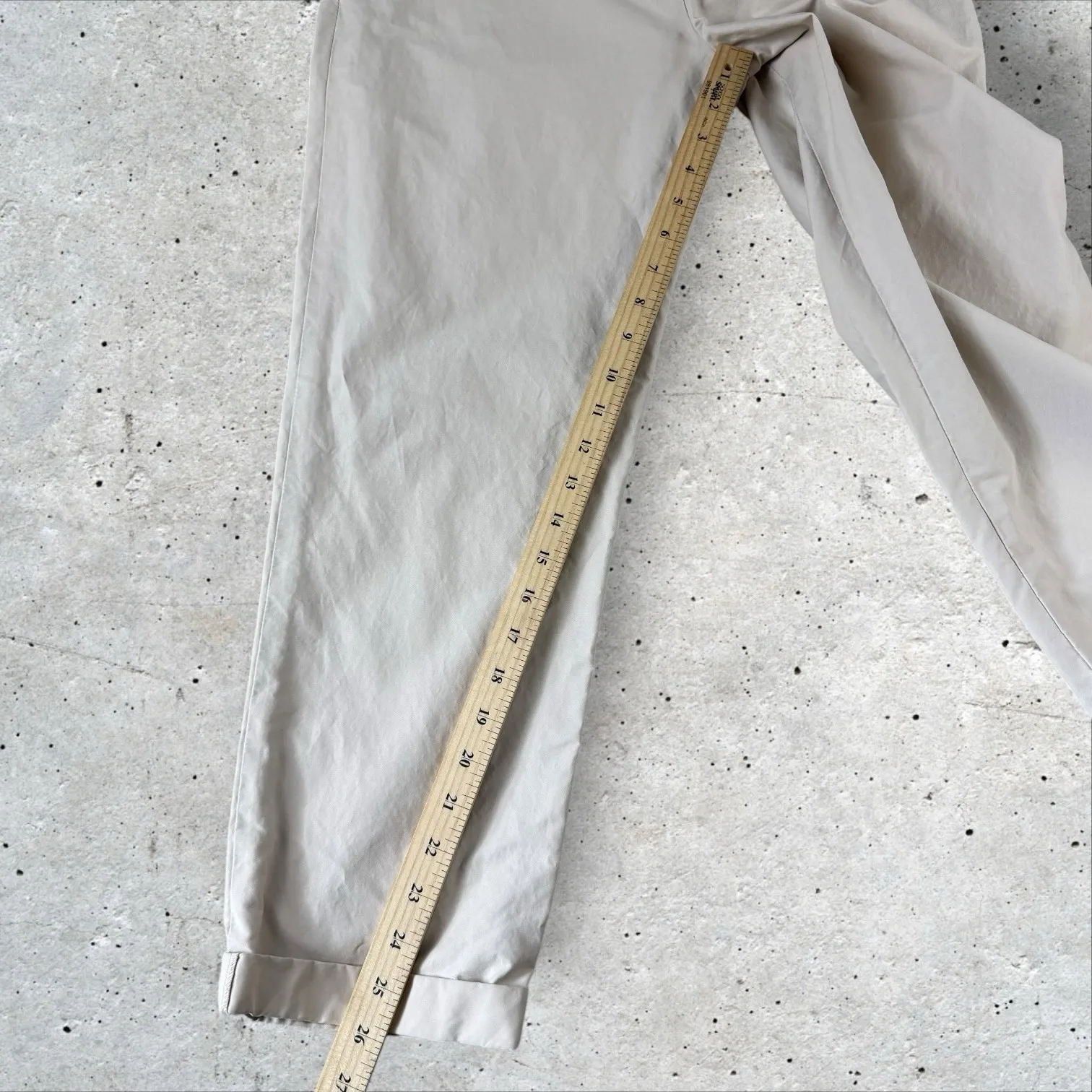 TWP Ivy High Waisted Straight Leg Pleated‎ Cuffed Trouser Pants Sz 0 $495 Tan - Image 9