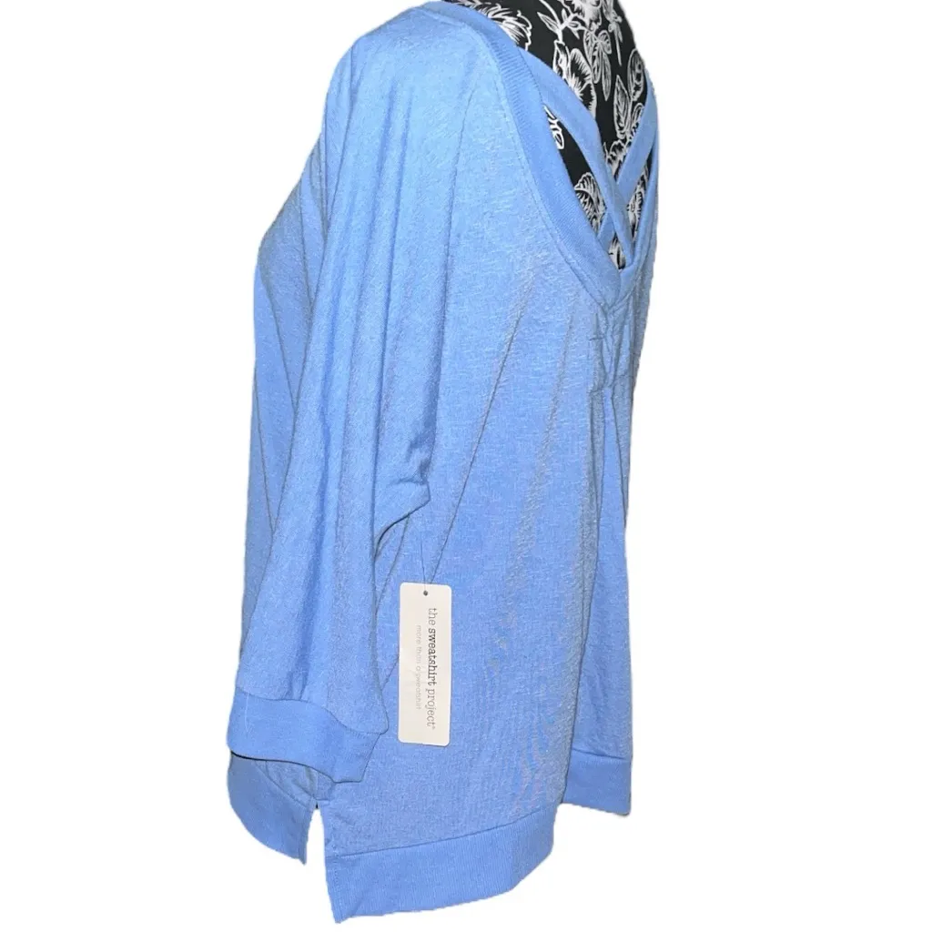 Size L: The Sweatshirt Project Criss Cross Sweatshirt - Image 4