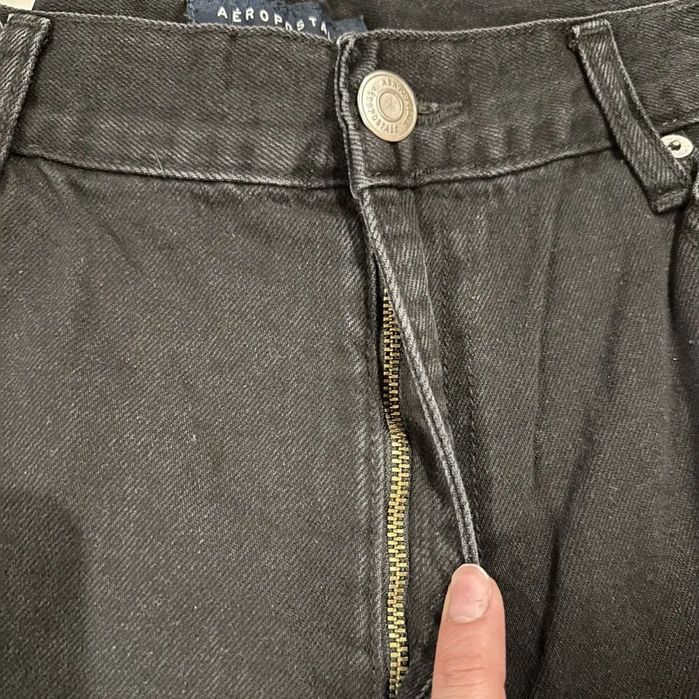 Aeropostale High Rise‎ Baggy Jeans in black Womens 14 - Image 7