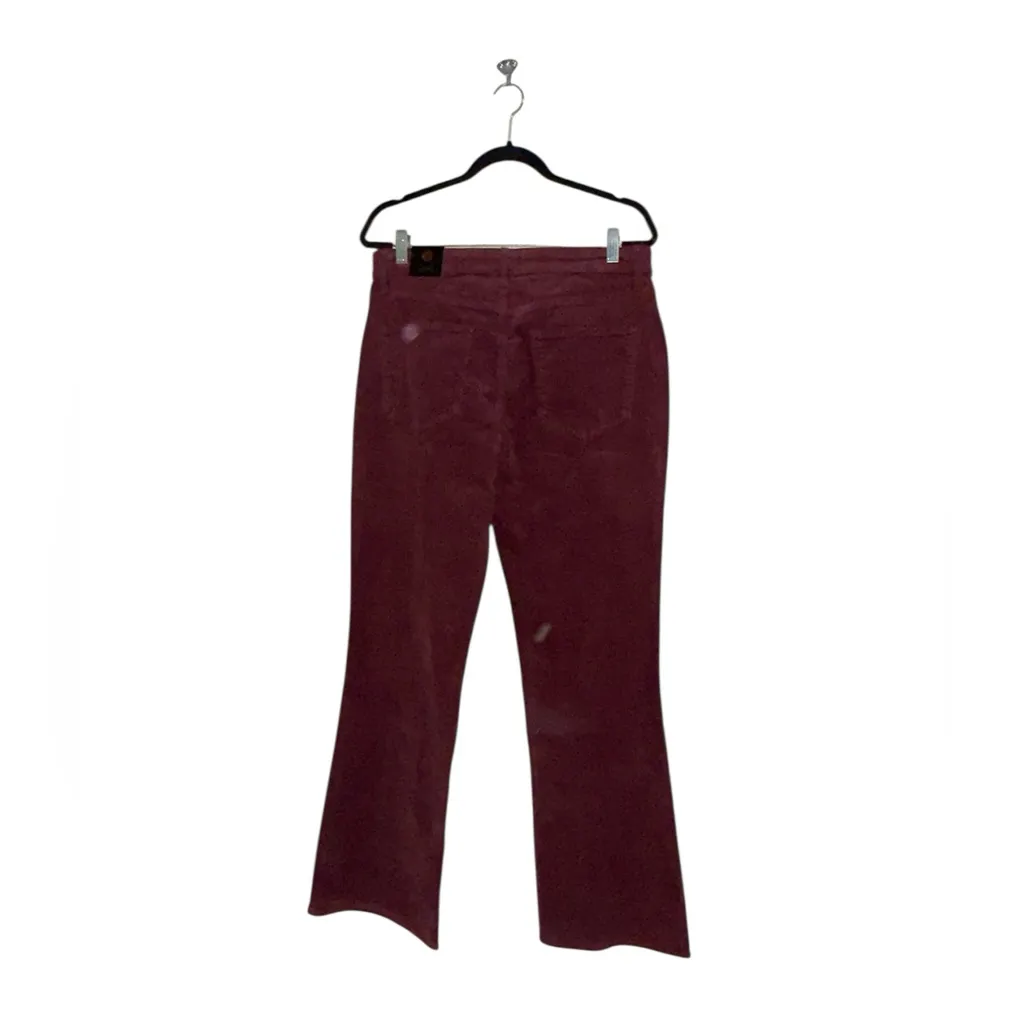 NWT JBD Just Black Denim Slim Bootcut Corduroy Jeans Burgundy 31 Red - Image 7