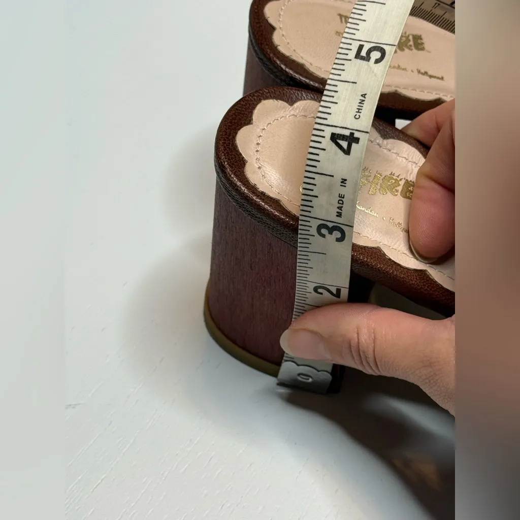 Mules Hannah Tortoiseshell de Miss L Fire Block Mules Brown Size 7.5 - Image 5