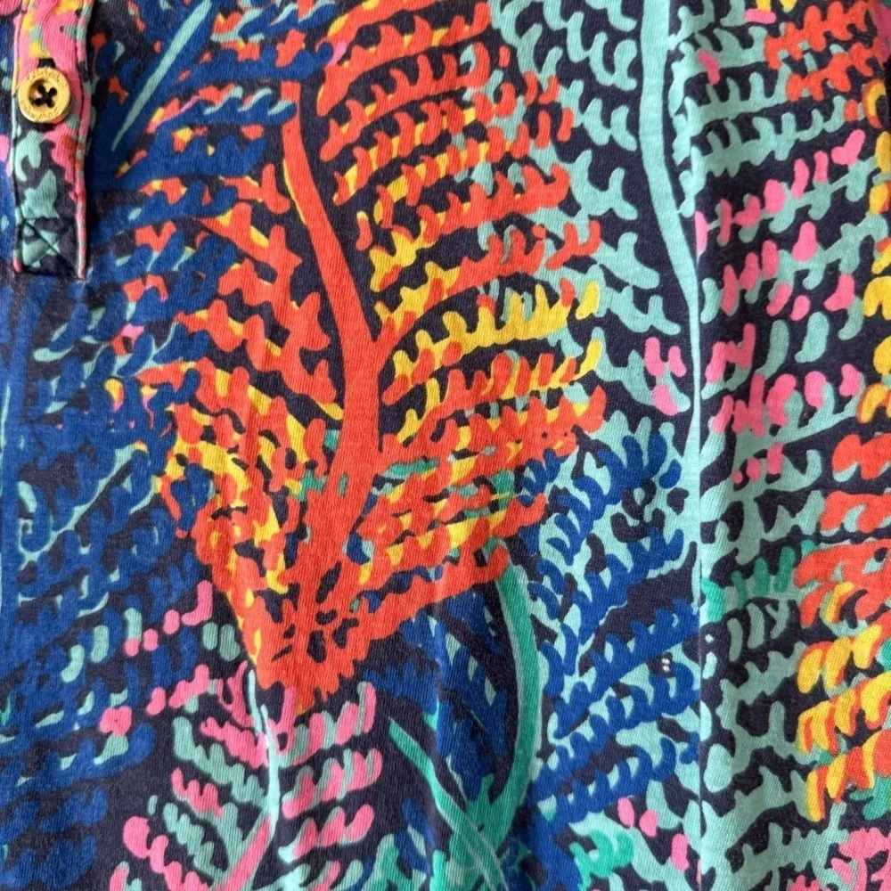 Lilly Pulitzer Electric Feel Porter Henley Top - Image 5