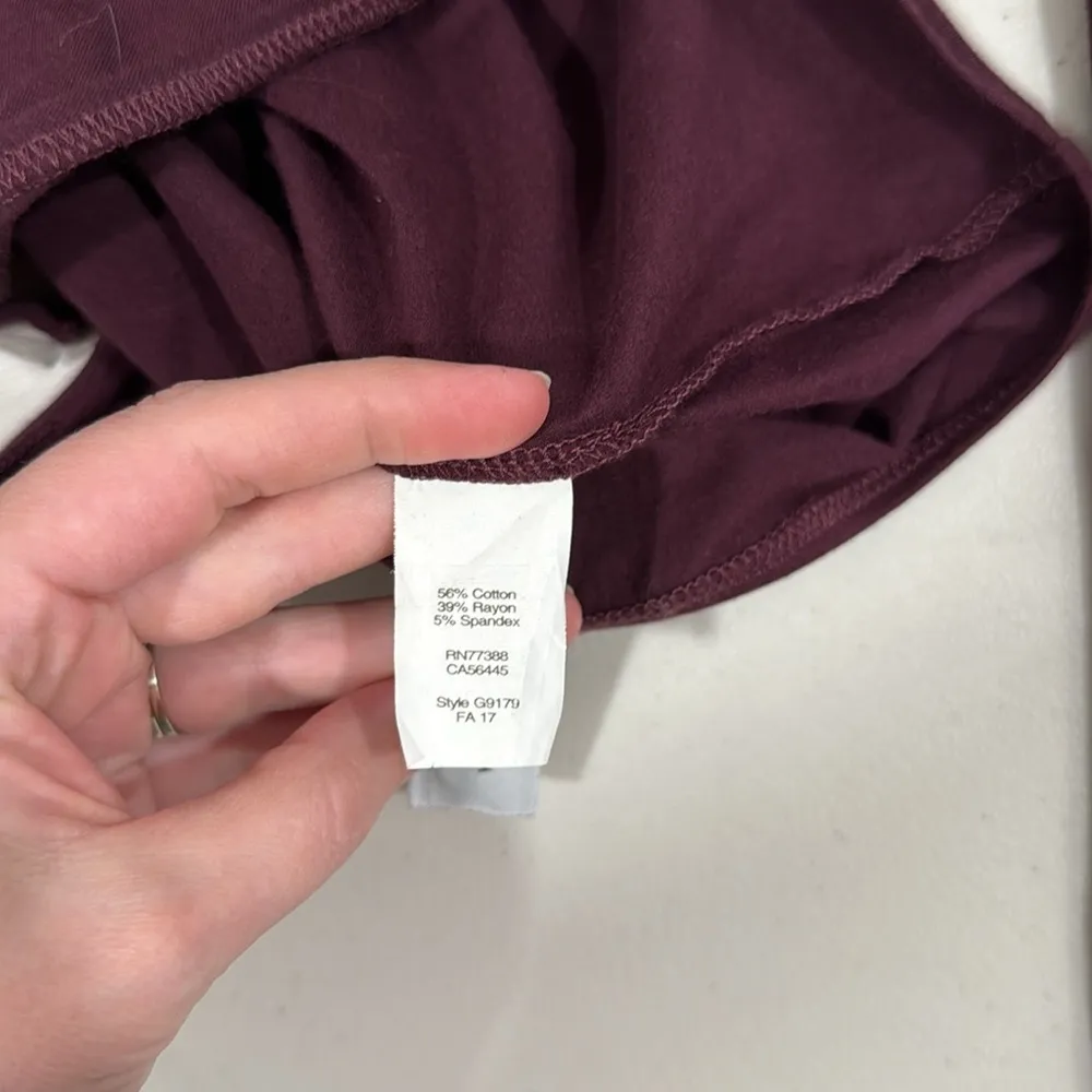 Madewell Pointelle XL Long Sleeve Burgundy Thong Bodysuit NWOT - Image 7