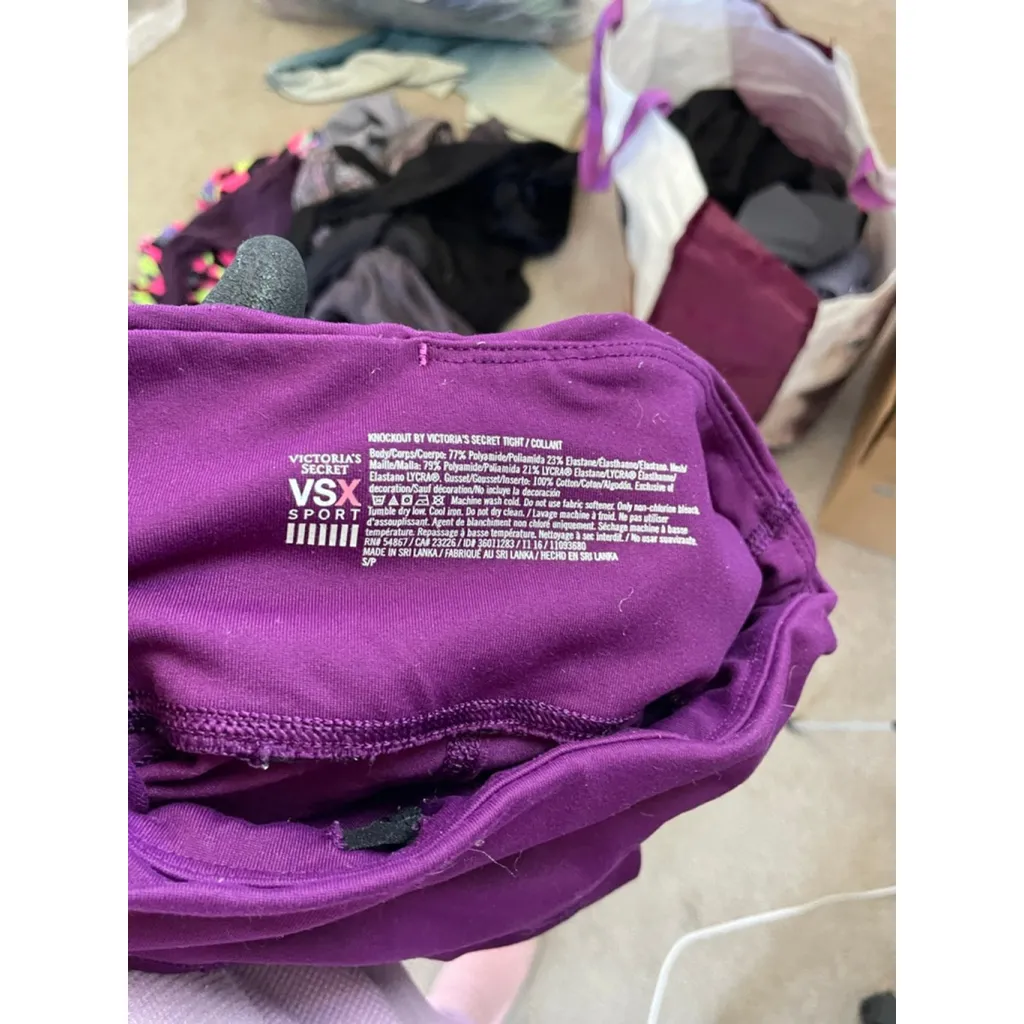 Victoria's Secret Women's Leggings Size S Purple - Image 3