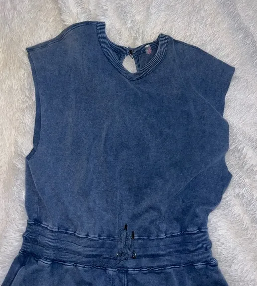 Free People Movement Throw & Go Romper size Large Open Back - Image 2