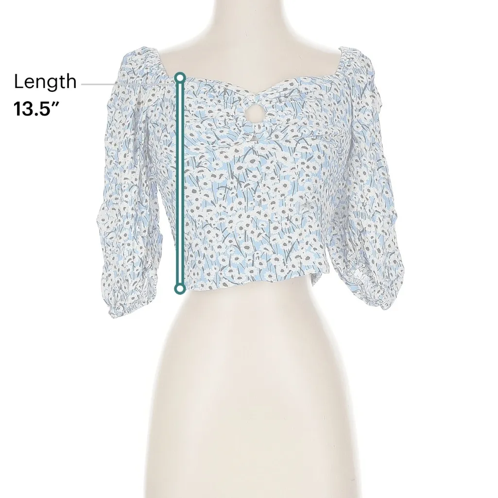 Hutch Blue Floral Blouse - Image 3