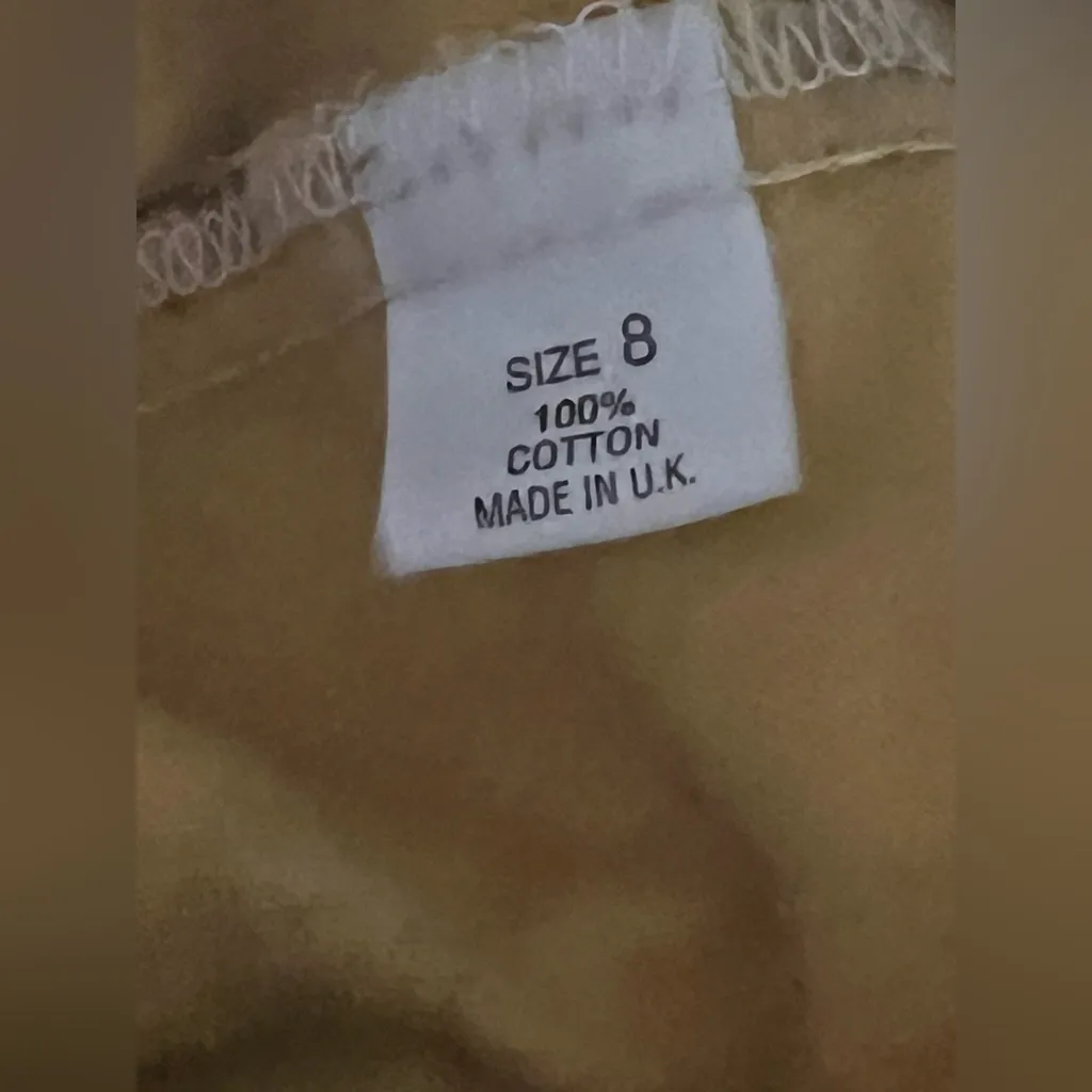 Run & Fly Ladies Honey Gold Dinosaur Print Pinafore Dress Yellow Size 8 - Image 12