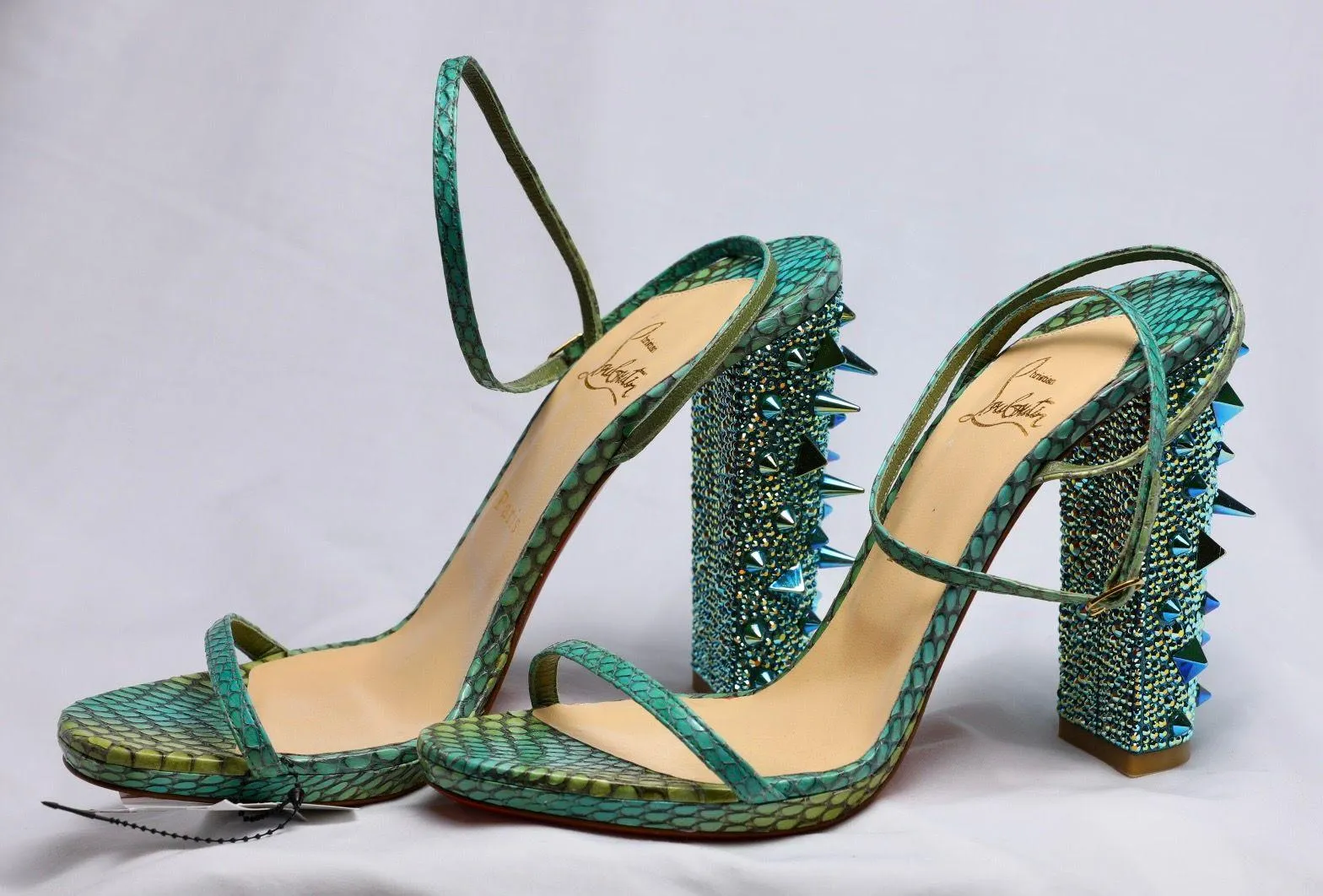 Christian Louboutin Brand New  Palace 120 Swarovski Crystal Sandals - Image 3