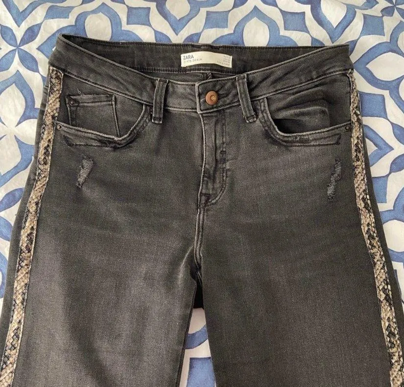 Snakeskin Stripe Jeans - Image 2