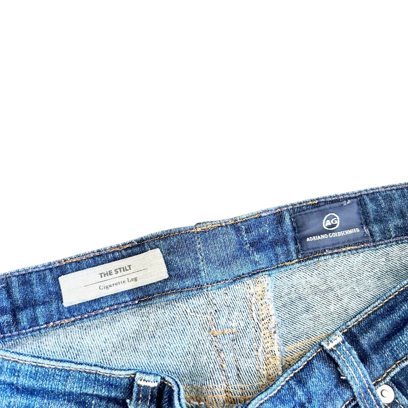 AG Adriano Goldschmied The Stilt Cigarette Leg Jeans Sz 29 - Image 2