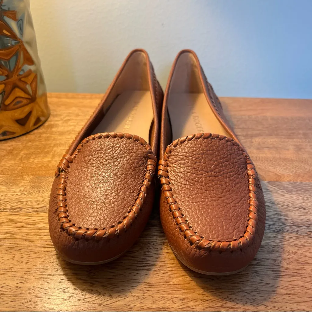 Jack Rogers Women’s Millie Moccasin in Cognac Brown Size 7.5 NEW Preppy Classic - Image 2
