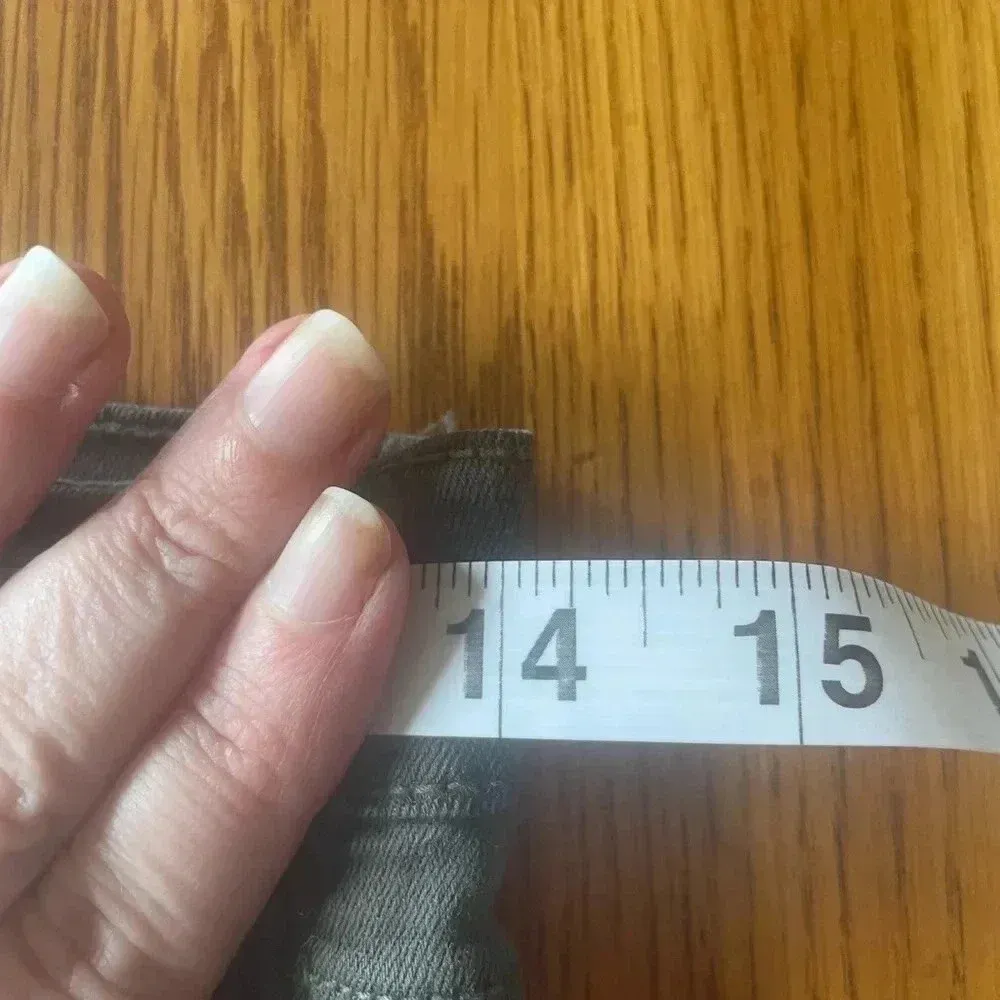 Flying Monkey Skinny Jeans Army Green Sz‎ 27 GUC! Bin B - Image 4