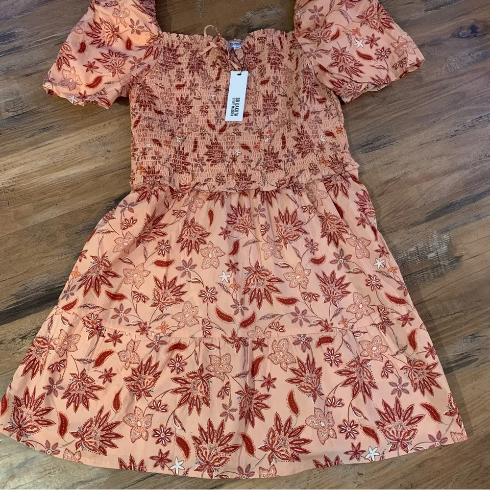 Dakota by Steve Madden Ladies dress Size Large L Rtl $89 Puff Sleeves - Image 10